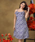Frilled Neck Loose Fitted Dress